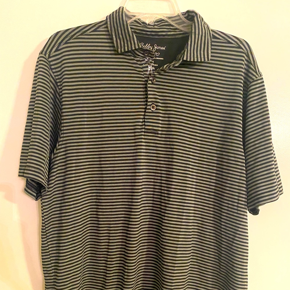 Bobby Jones Striped Golf Polo